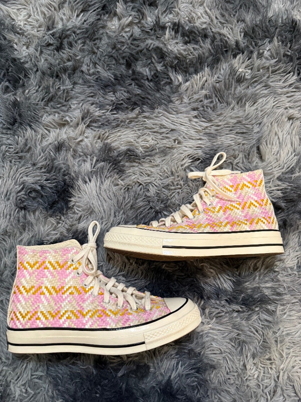 Converse All Star Pink Patterned 9.5 Women - Picture 2 of 5